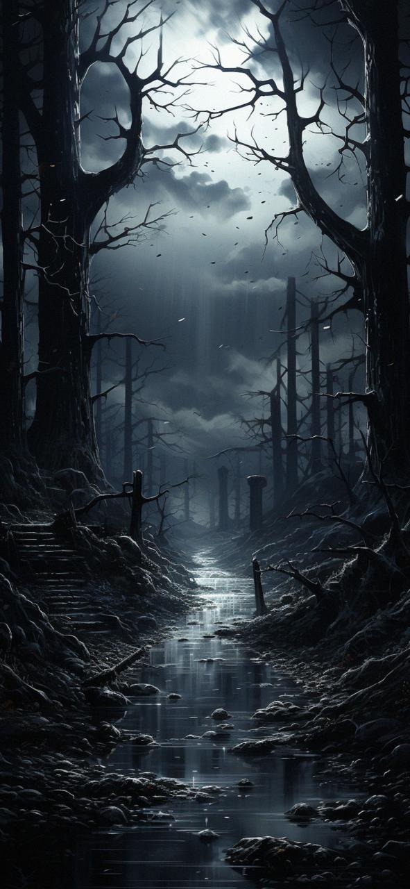 Download Dark Apocalypse Forest Art