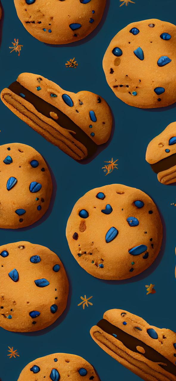 Download Cookies Blue Pattern