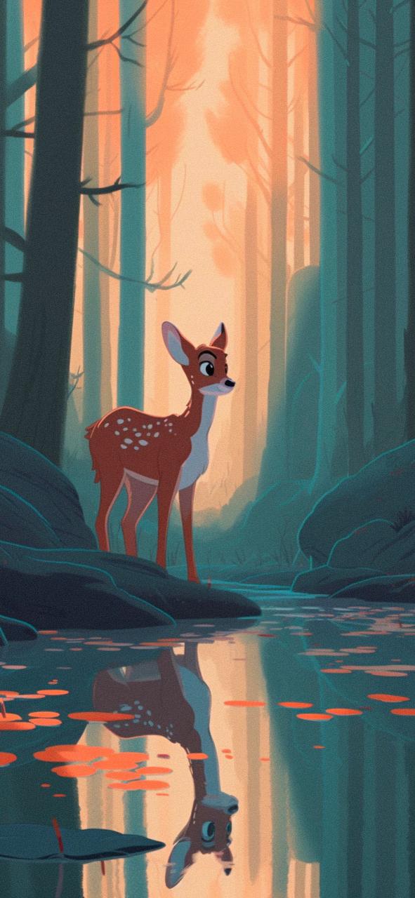 Download Cute Bambi Disney Aesthetic