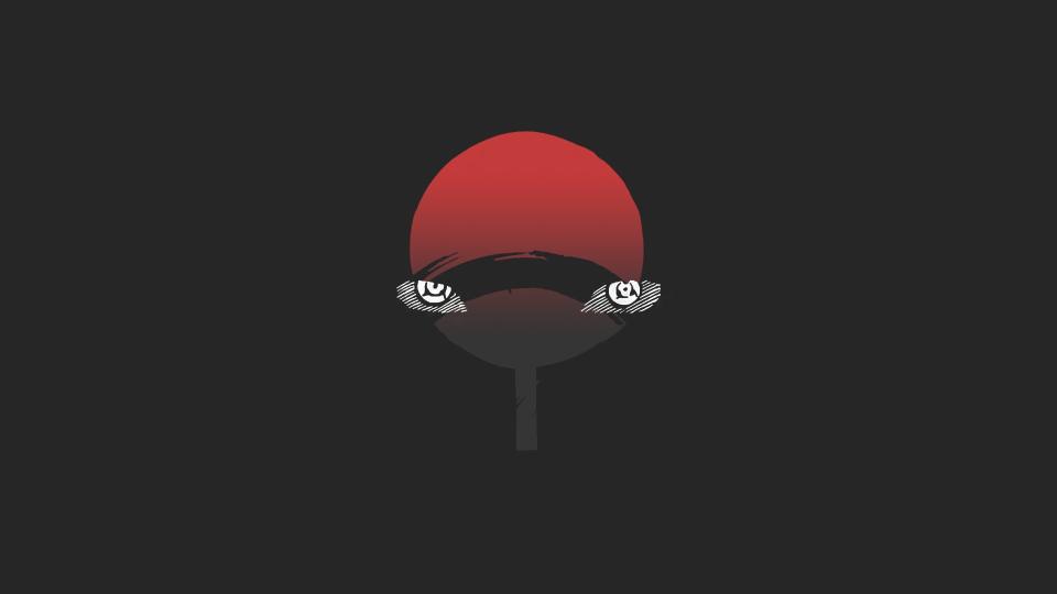 Download Anime Naruto Minimalist Sharingan