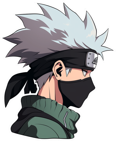 Download Naruto Kakashi Hatake Side View Sticker