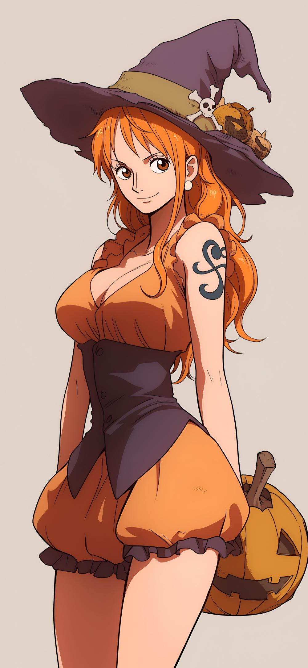 Download One Piece Nami Halloween Witch Costume