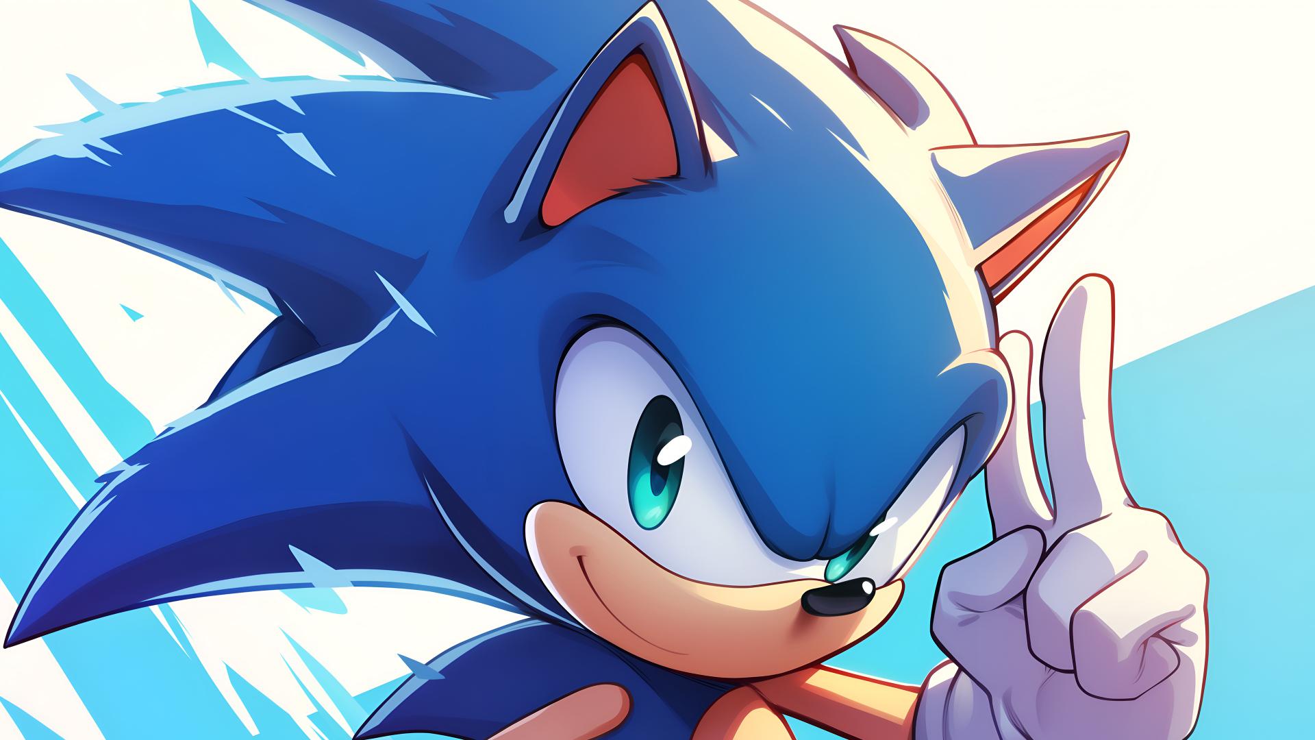 Download Sonic Victory Pose Desktop 4k