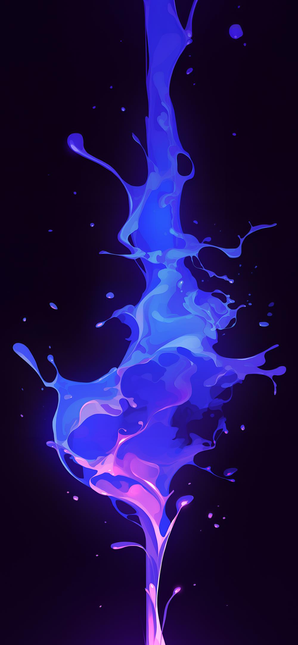 Download Glowing Purple Splash