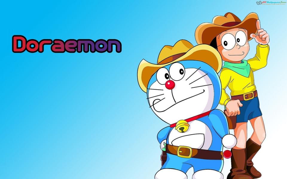 Download Doraemon and Nobita illustration