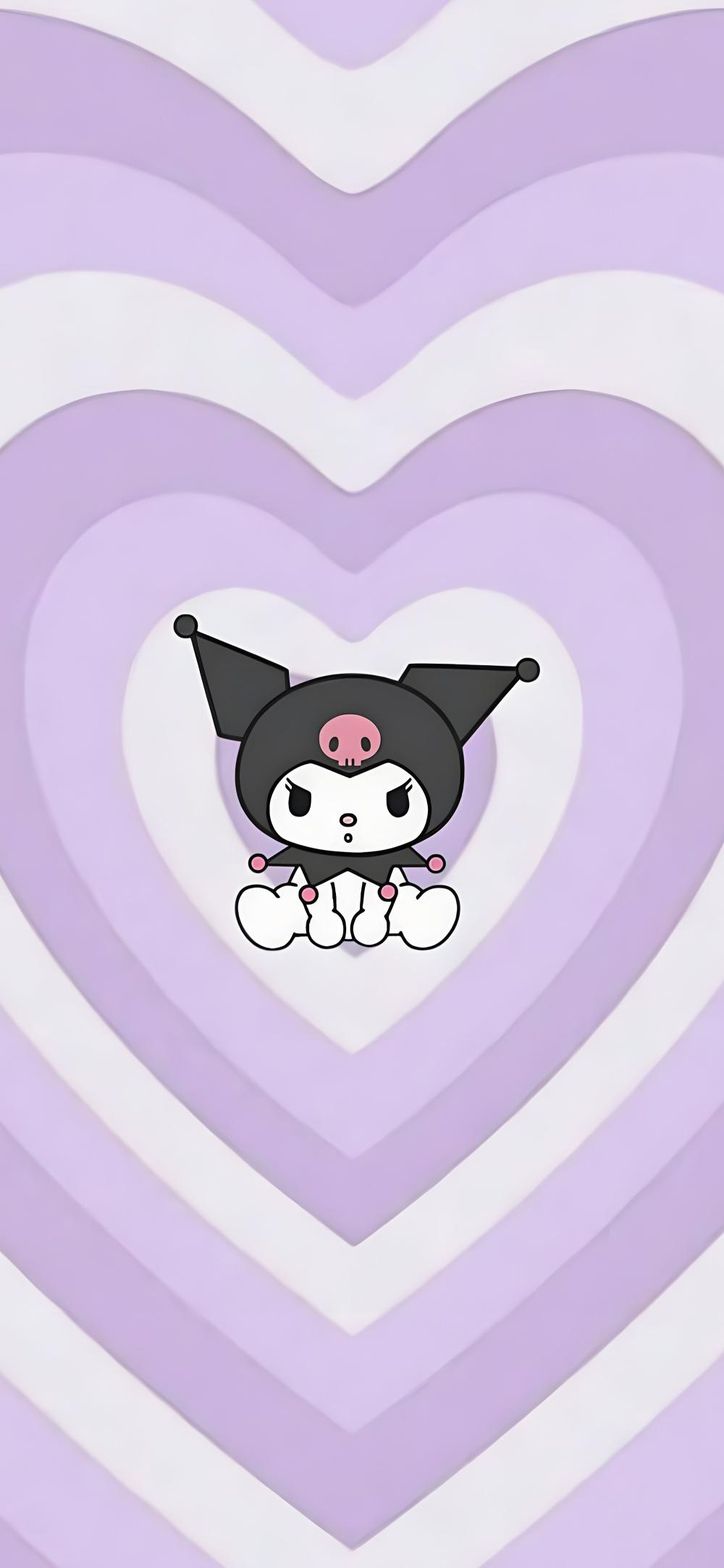 Download Kuromi Heart Pattern