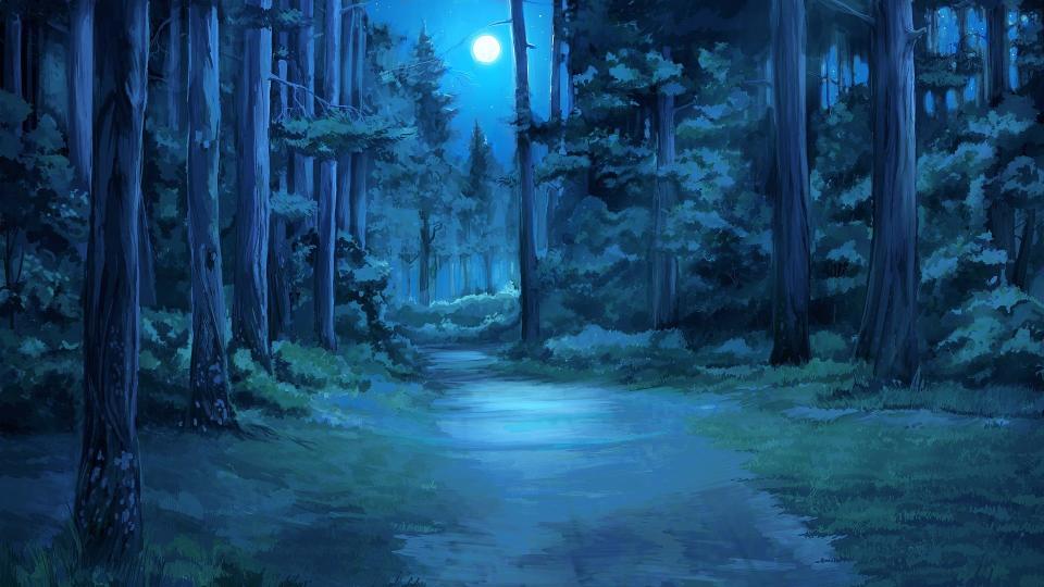 Download animated illustration of woods