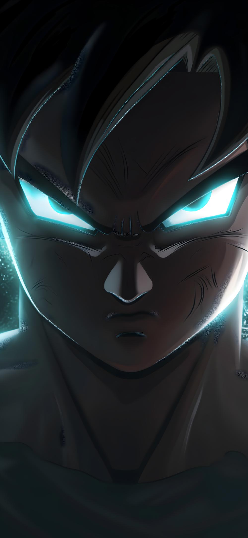 Download Dbz Goku Glowing Eyes Black