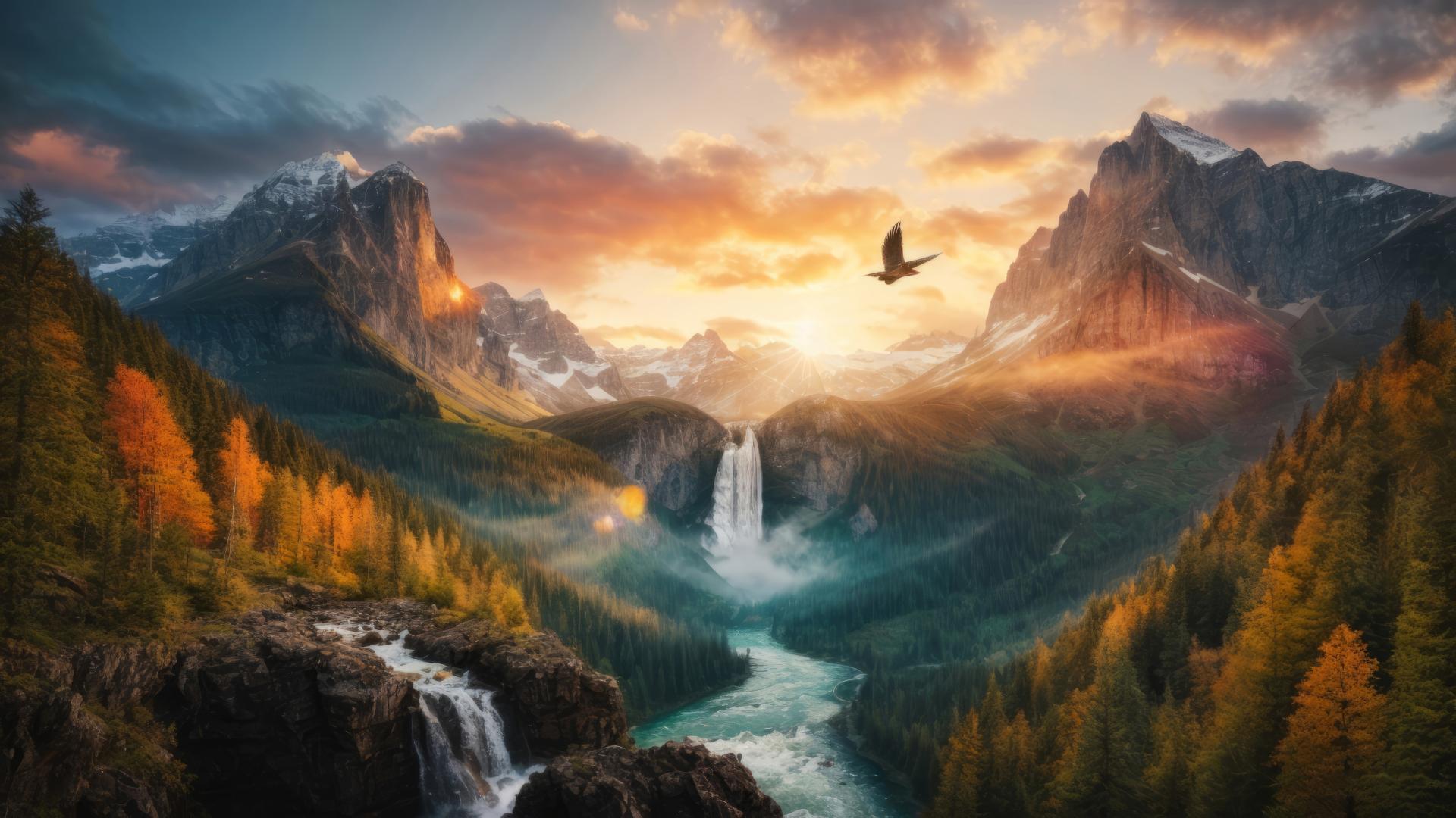 Download Majestic Mountain Serenity