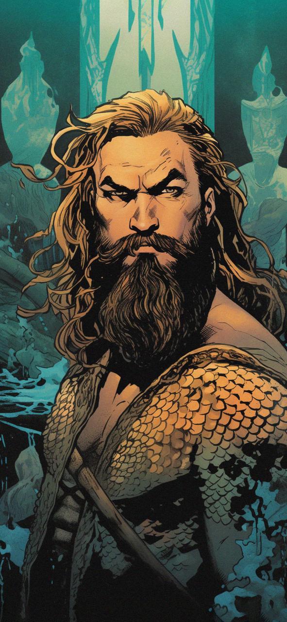 Download Dc Aquaman Jason Momoa Art