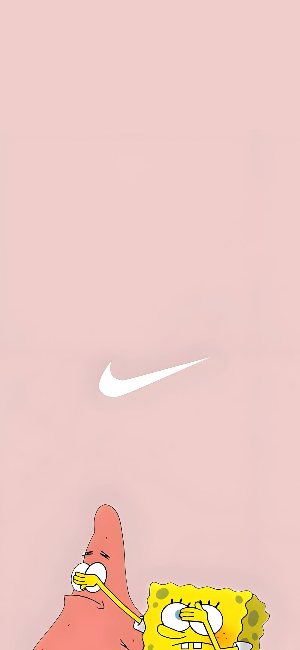 Download Spongebob Patrick Pink Nike