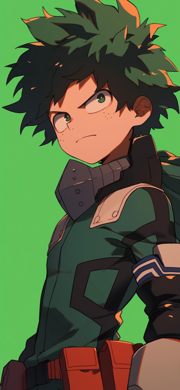 Download My Hero Academia Serious Deku Green