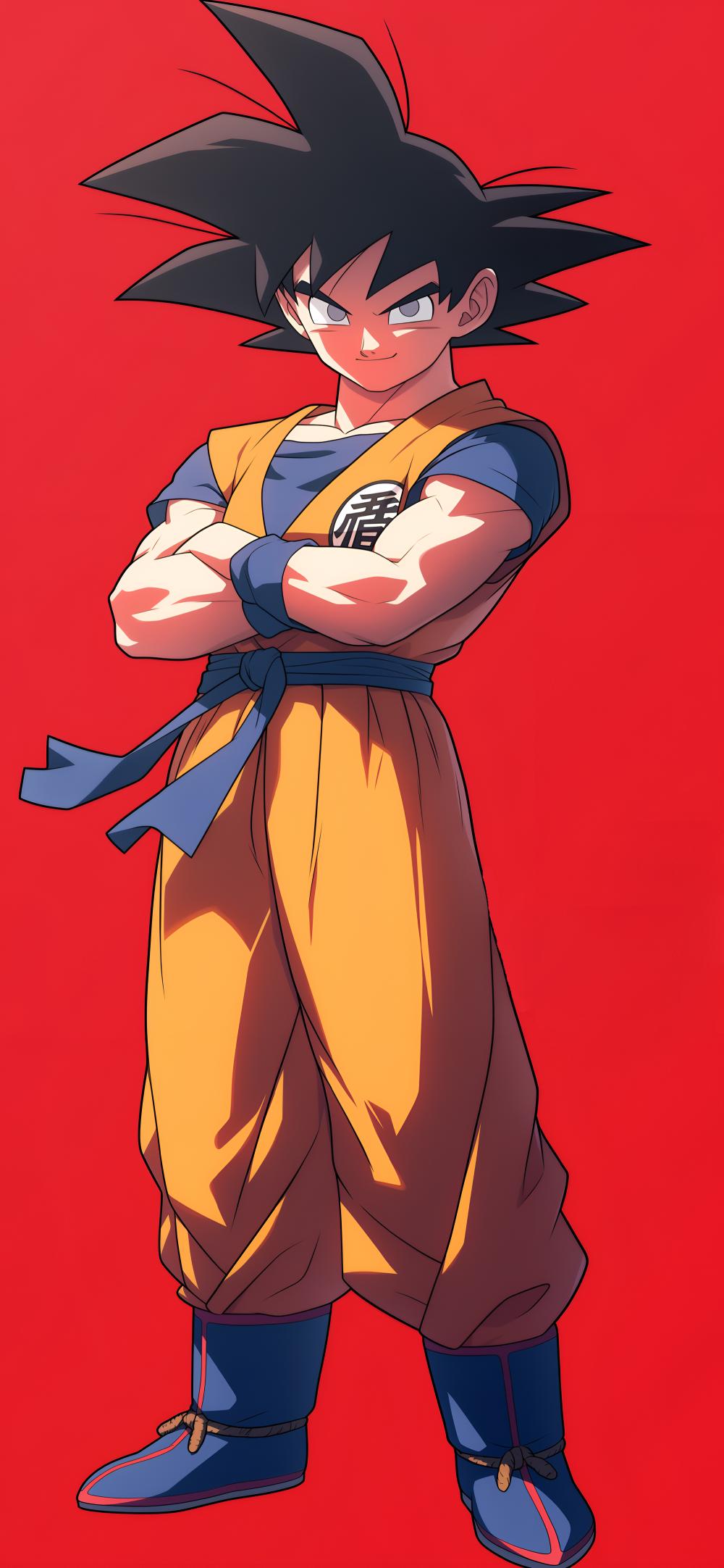 Download Dragonball Goku Minimalist Art