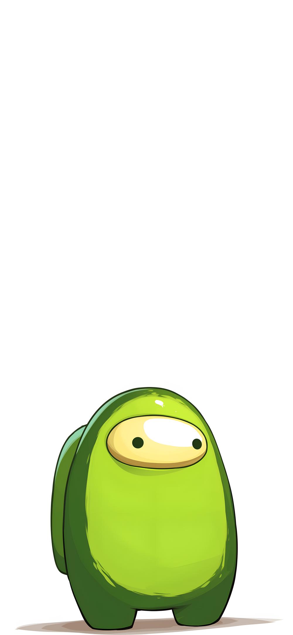 Download Among Us Avocado Character