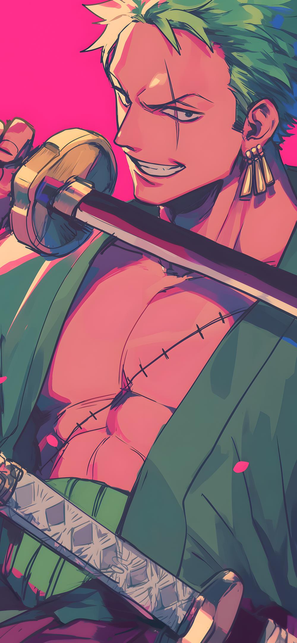 Download One Piece Aesthetic Zoro Pinky