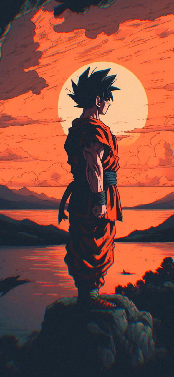 Download Dragon Ball Goku Sunset Epic