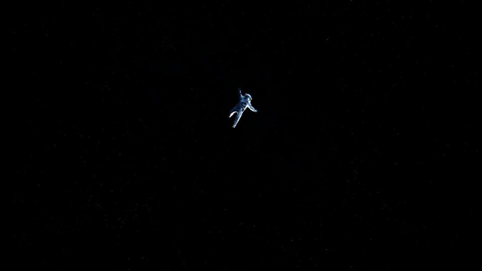 Download astronaut space black background