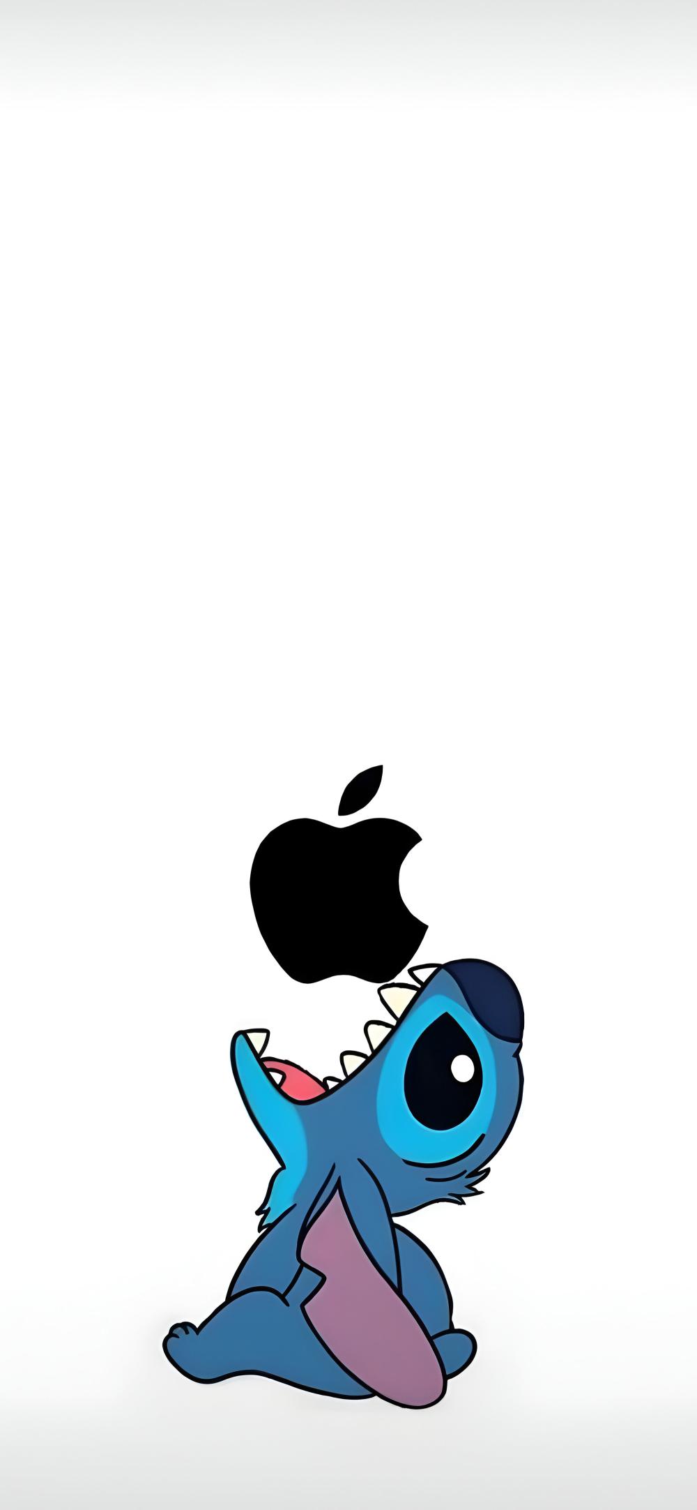 Download Stitch Eating Apple Logo