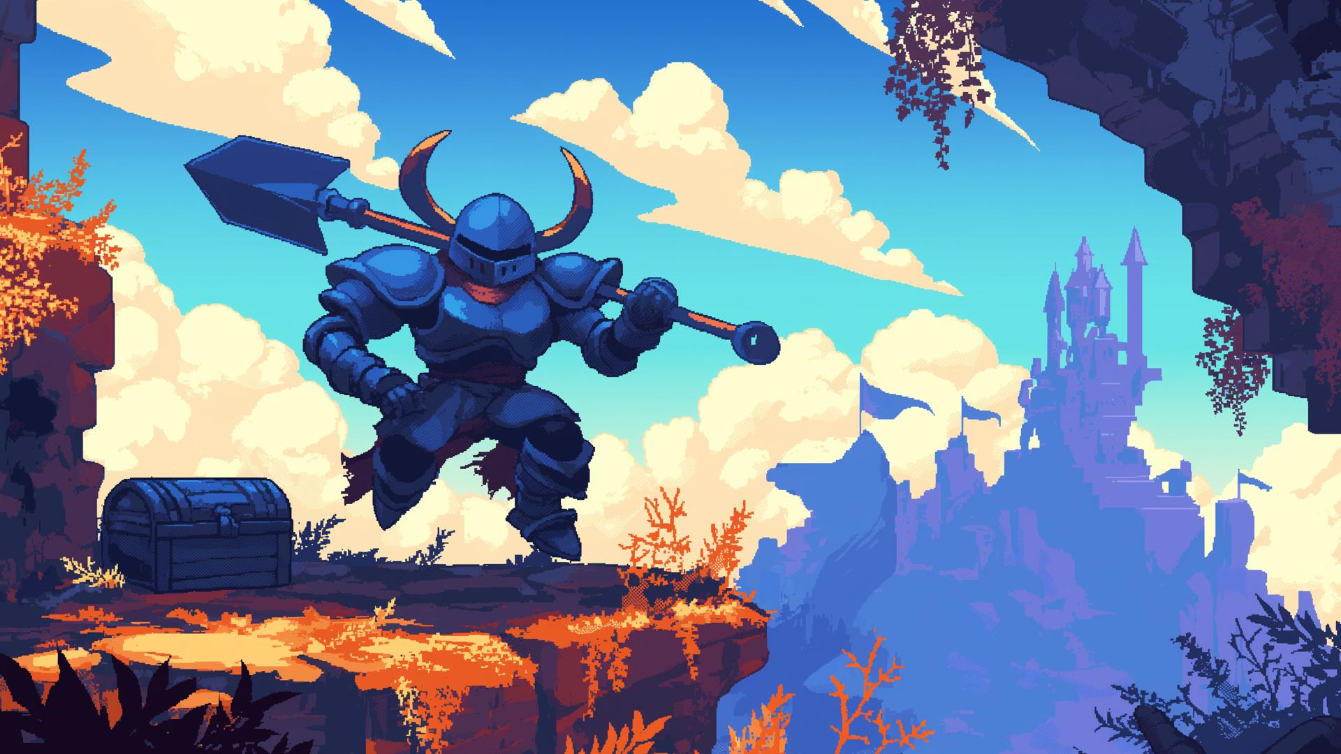 Download Shovel Knight Pixel Art Platformer Castle Desktop Wallpaper