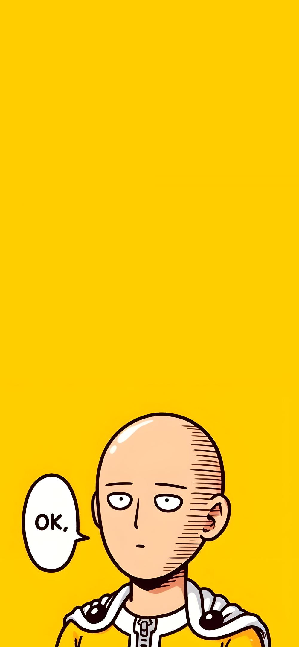 Download One Punch Man Saitama Yellow