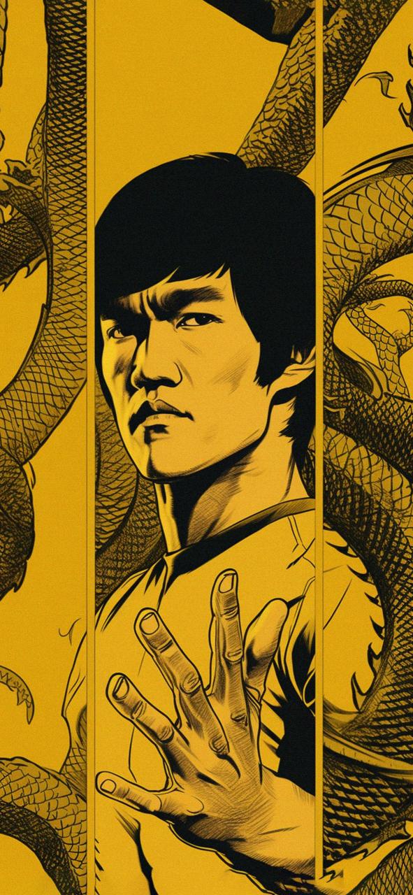 Download Bruce Lee Yellow