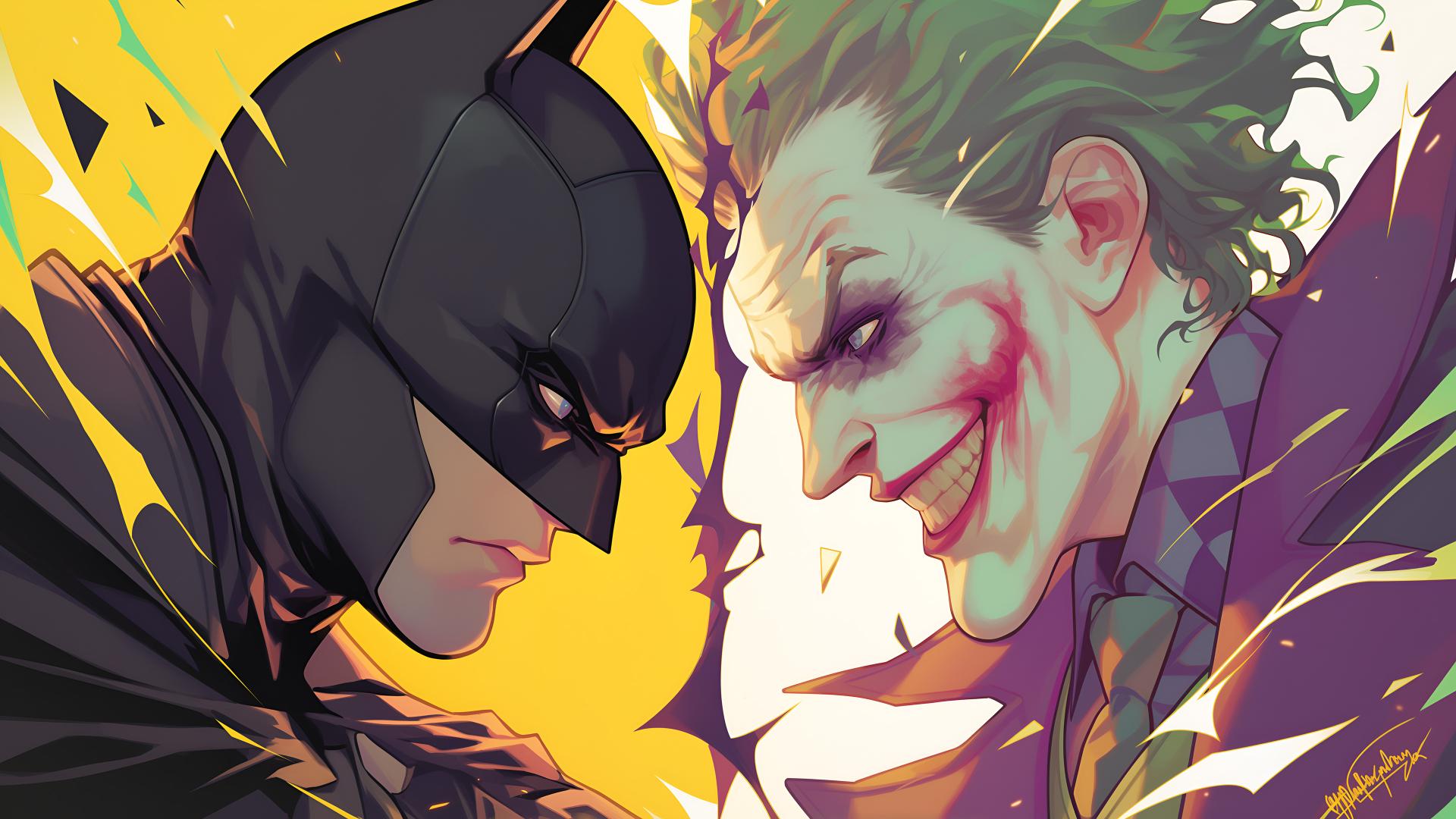 Download Batman Vs Joker Faceoff Desktop