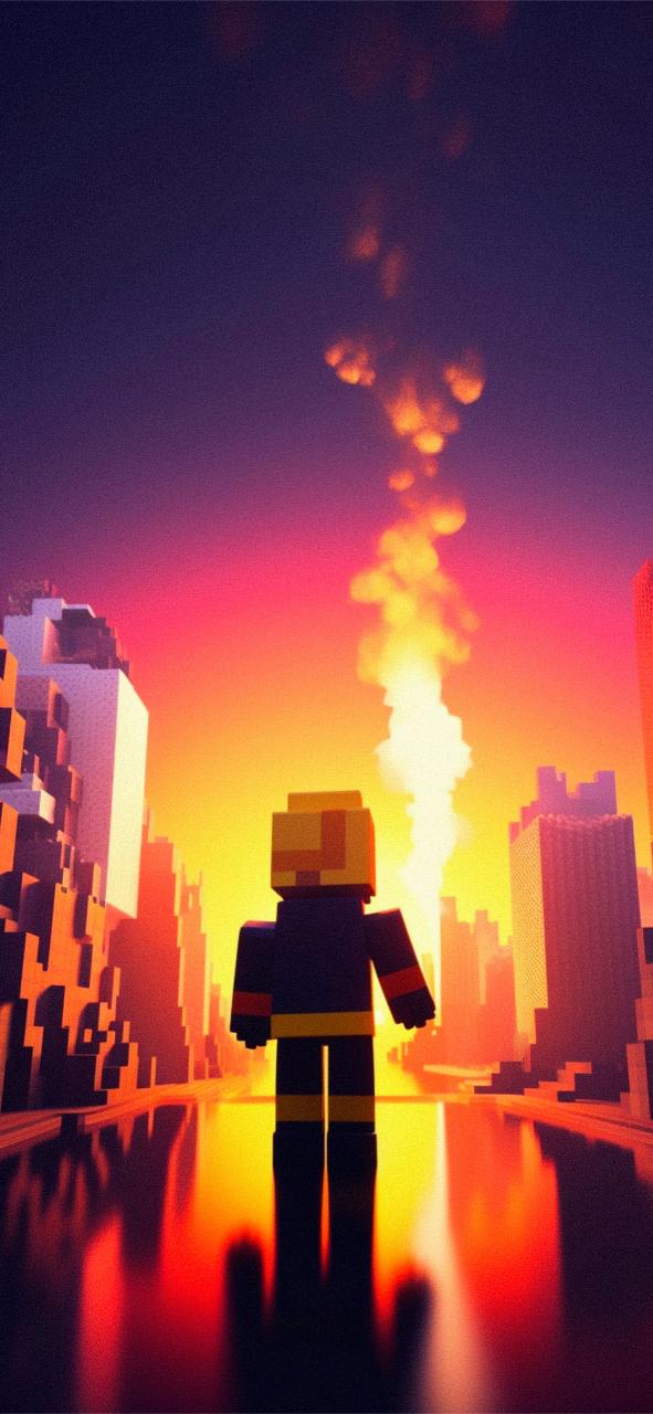 Download Minecraft Burning City