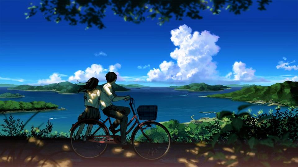 Download Anime Original Bicycle Bike