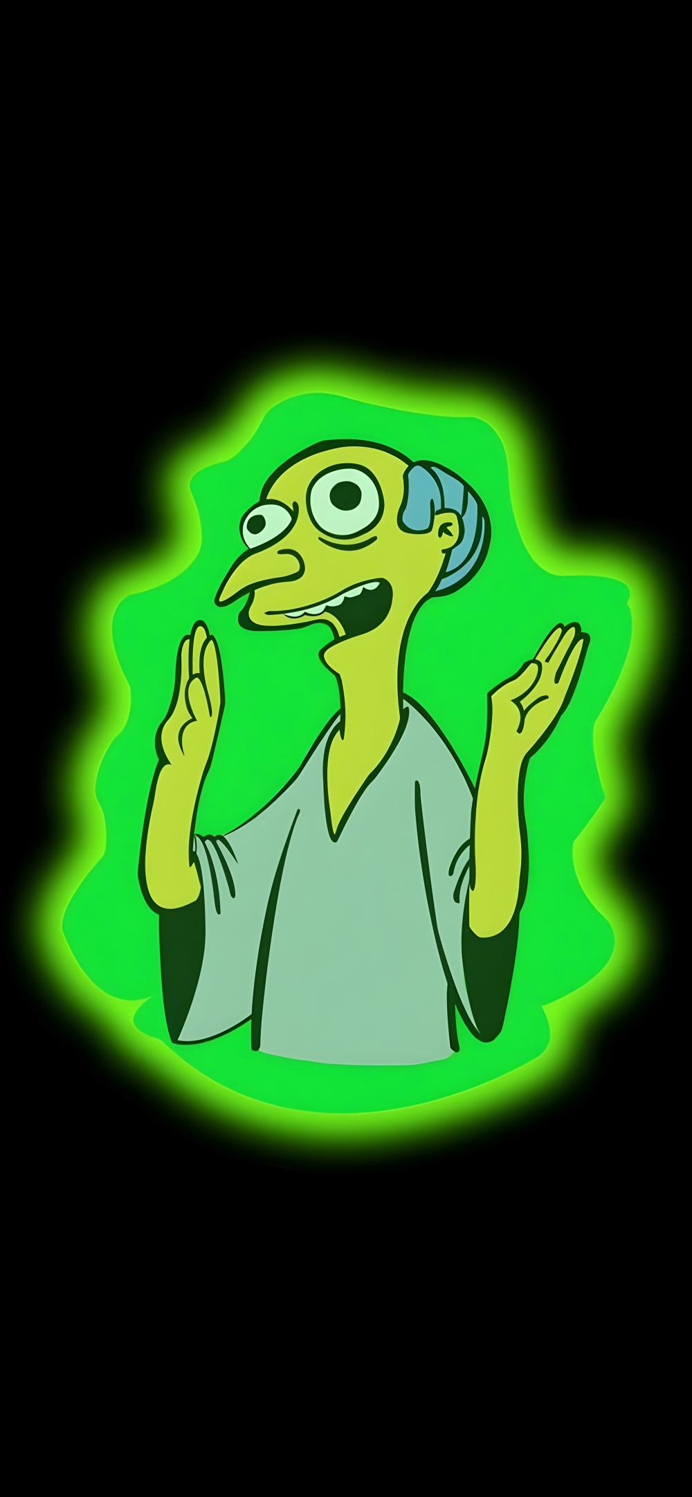 Download Glowing Mr Burns Simpsons