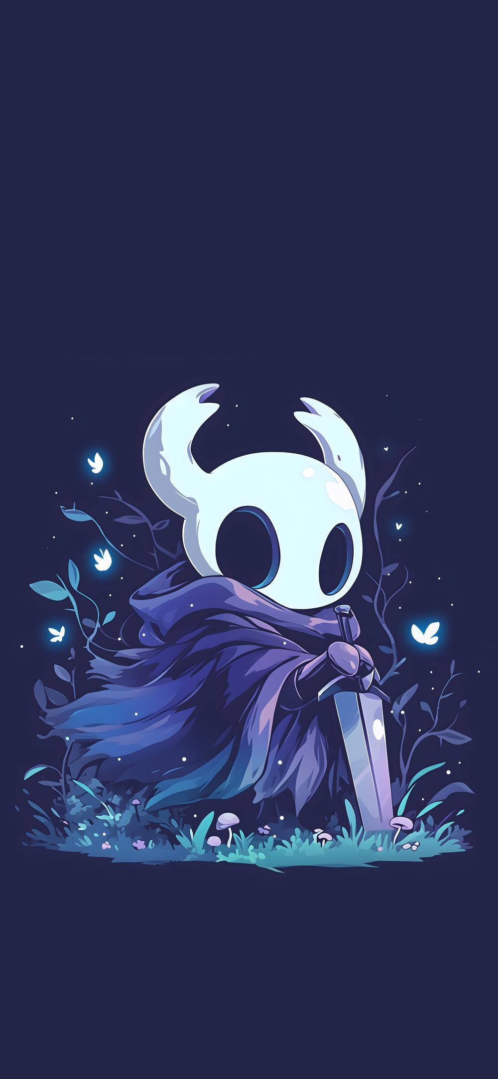 Download Hollow Knight Dark Blue Aesthetic