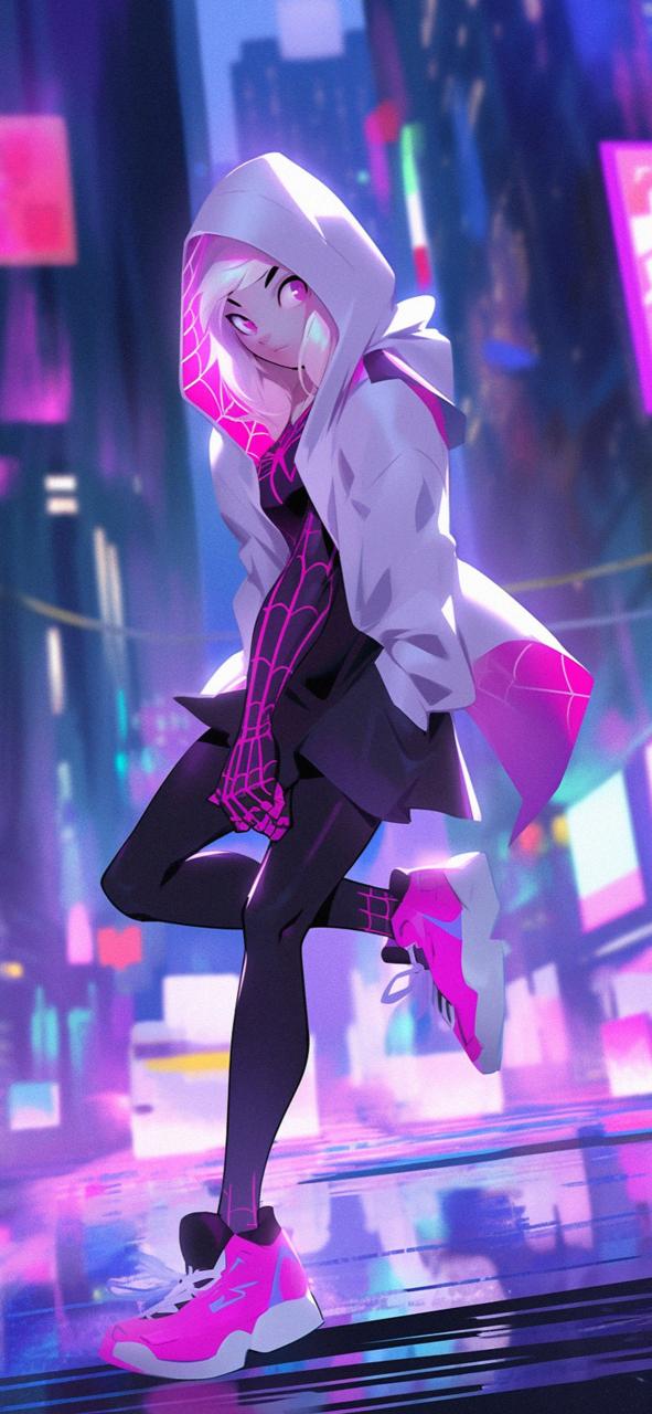 Download Spider Gwen Neon Marvel