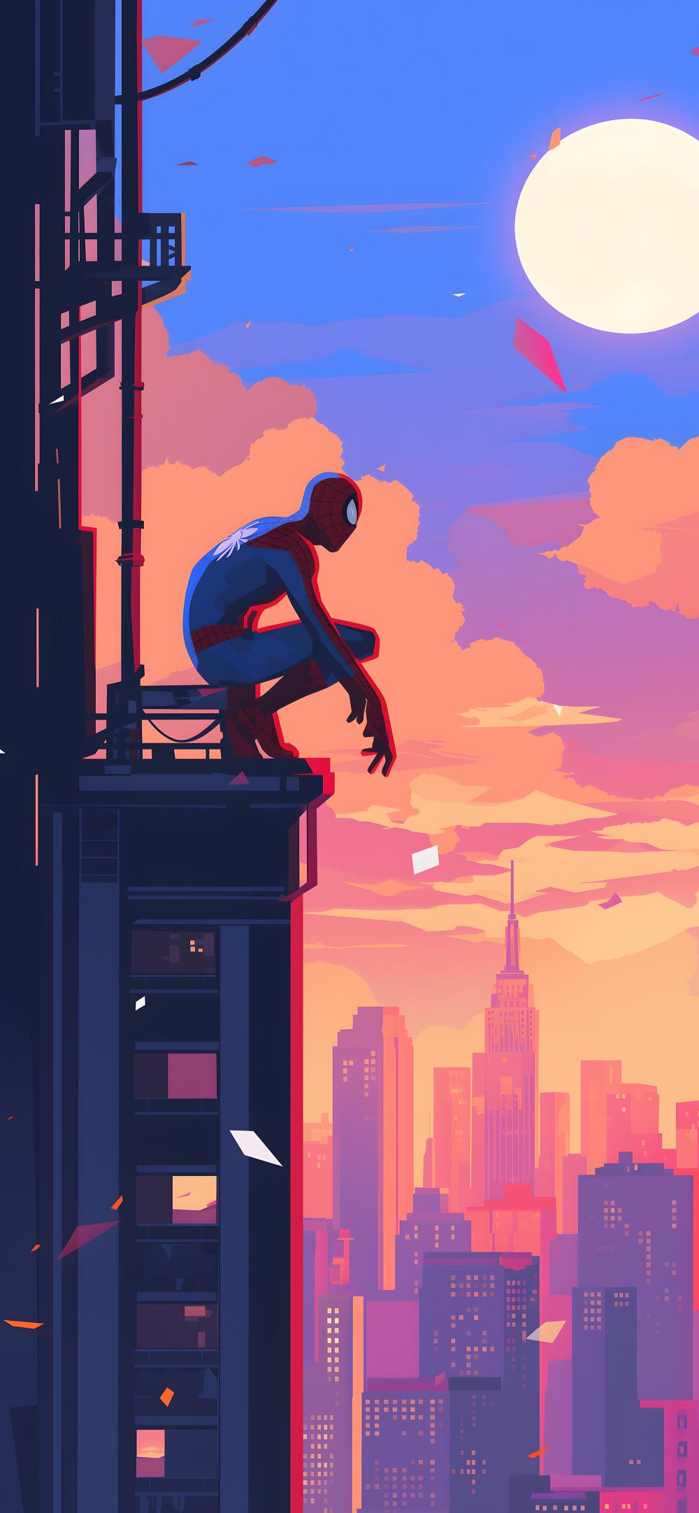 Download Spiderman Cityscape