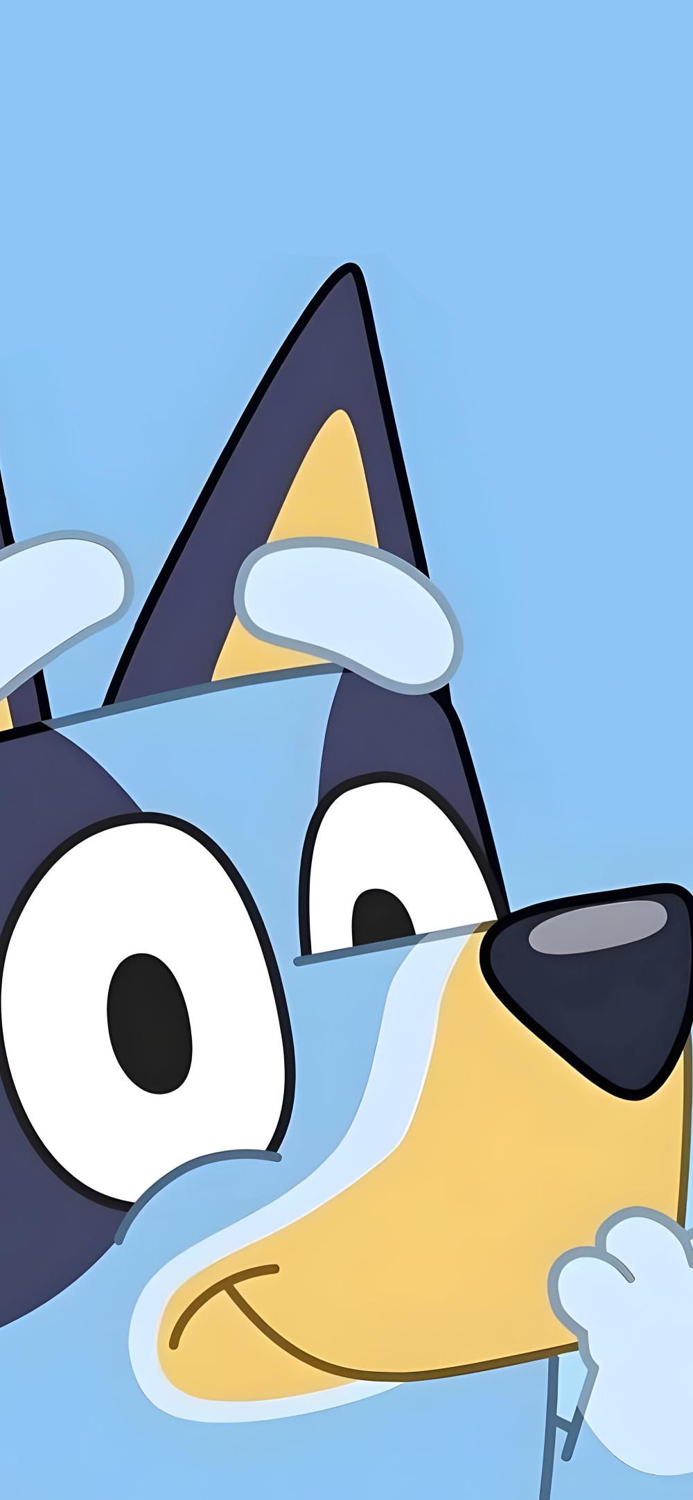 Download Bluey Adorable Face Cartoon