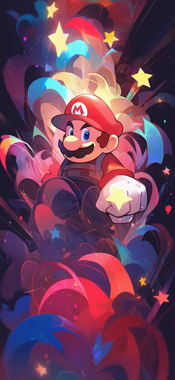 Download Super Mario Abstract Art