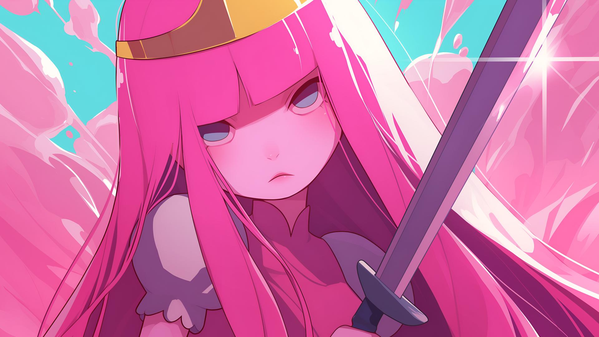 Download Princess Bubblegum Adventure Time Desktop Wallpaper 4k