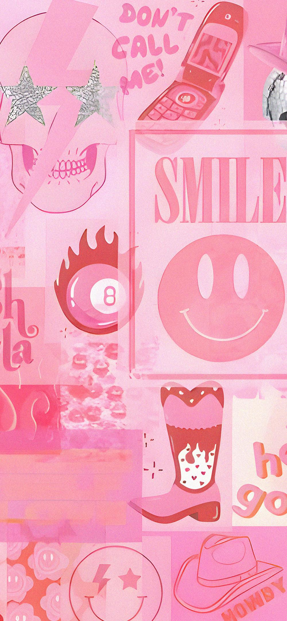 Download Preppy Pink Collage