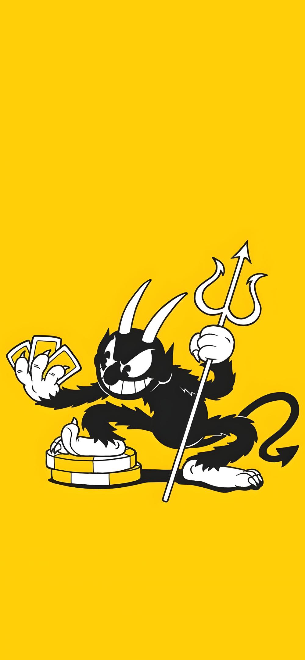 Download Cuphead Devil Gaming Yellow