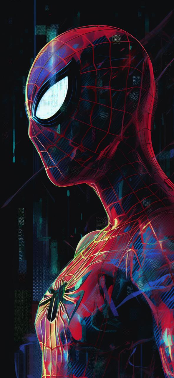 Download Marvel Spider Man Colorful Art