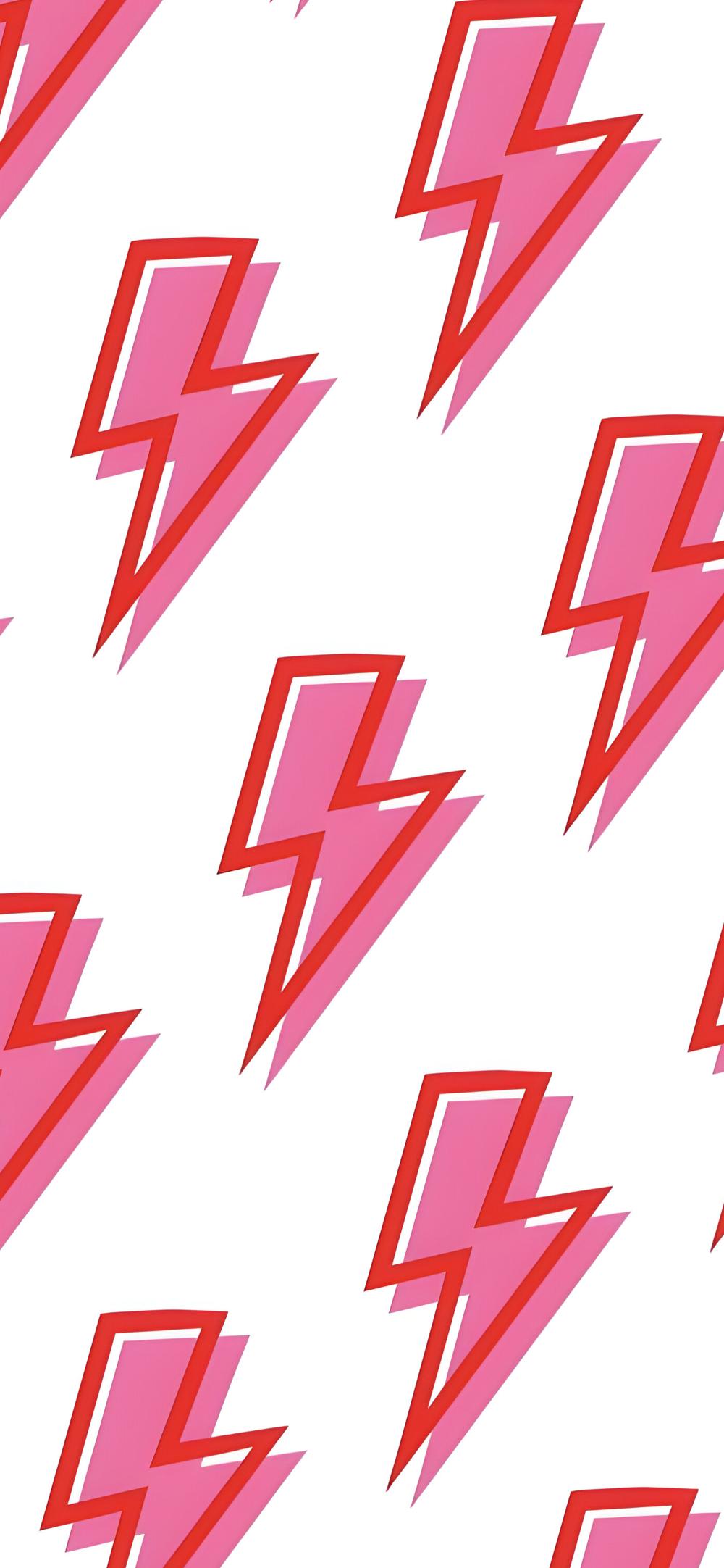 Download Vibrant Pink Lightnings Pattern