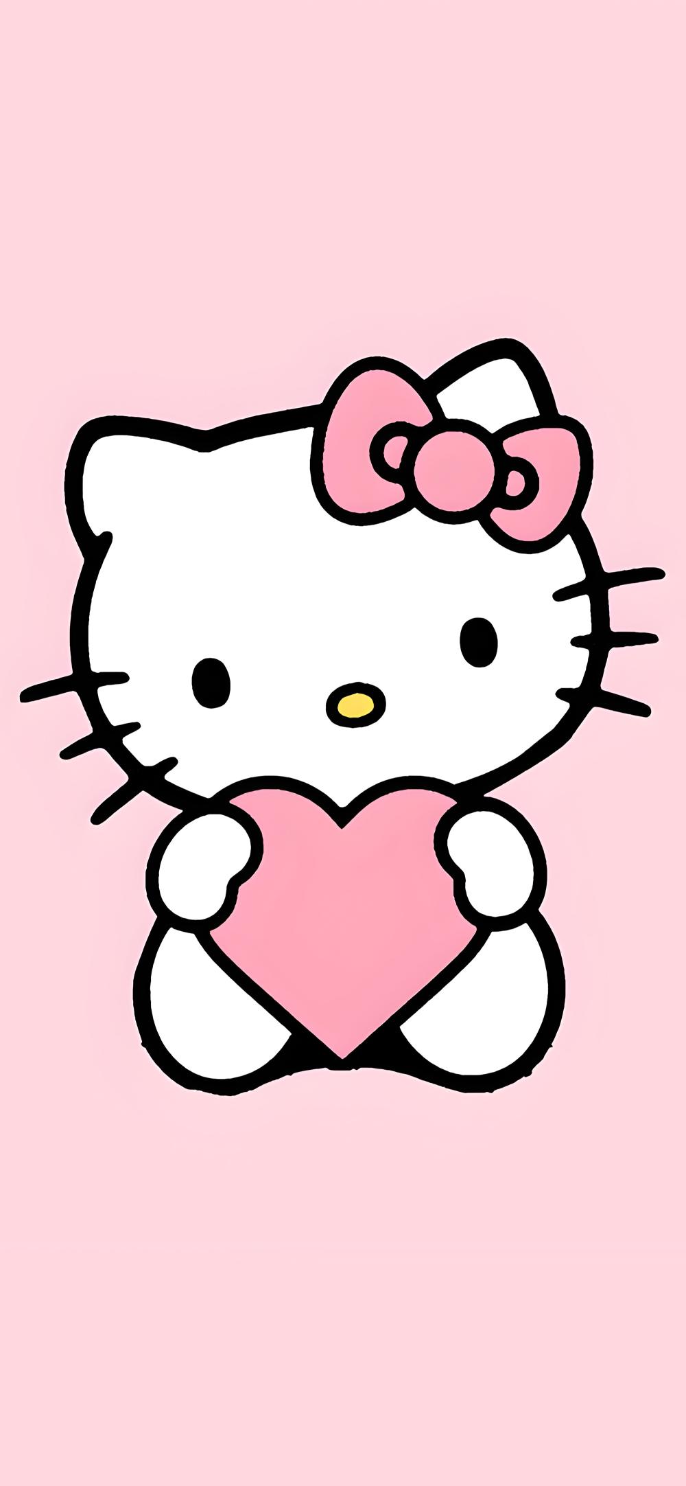 Download Kawaii Hello Kitty Heart 1