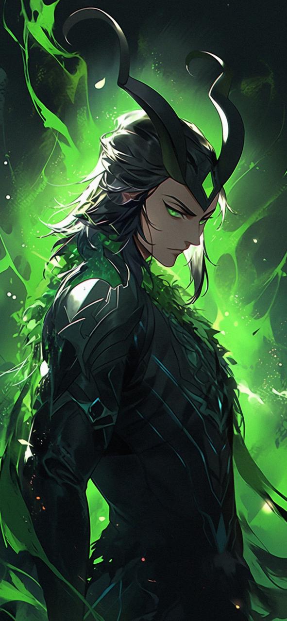 Download Anime Loki Magic Green