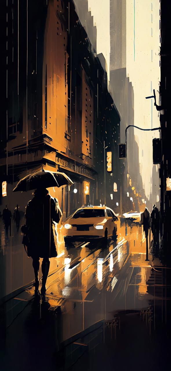 Download Rain In The City Art