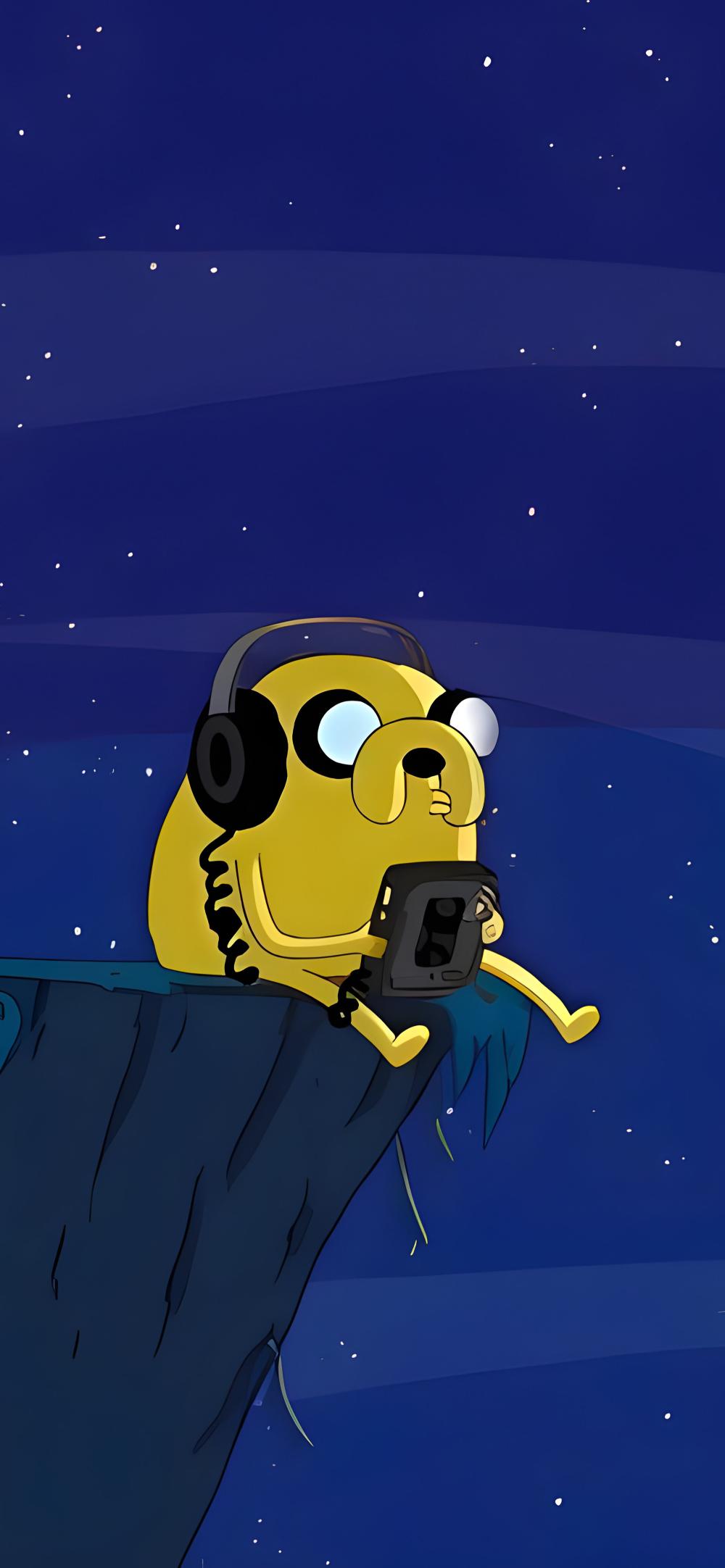 Download Adventure Time Jake Star Gazing