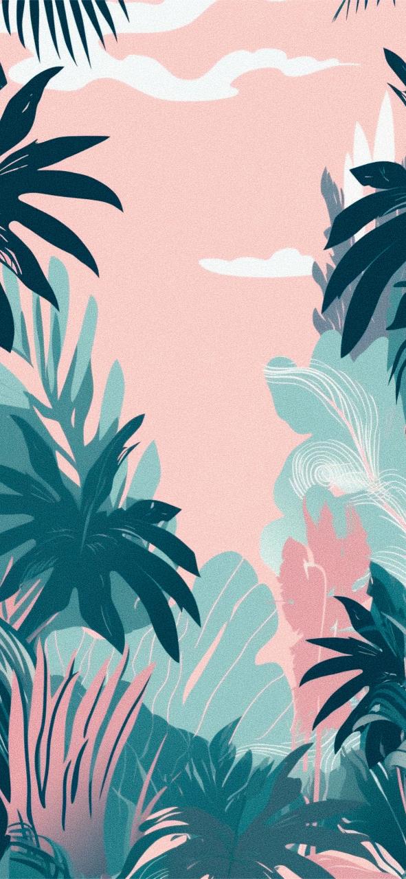 Download Preppy Pink Jungle