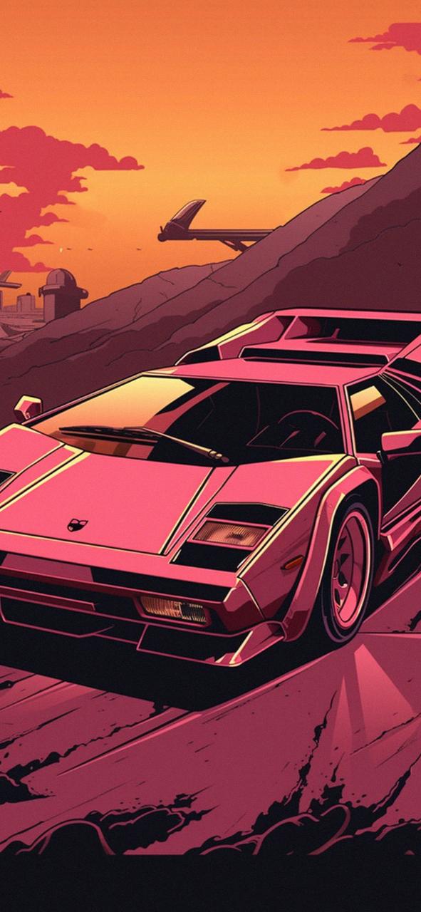 Download Pink Lamborghini Countach