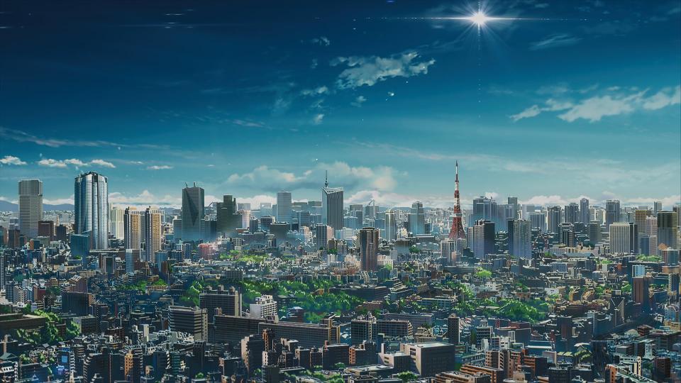 Download building anime city free