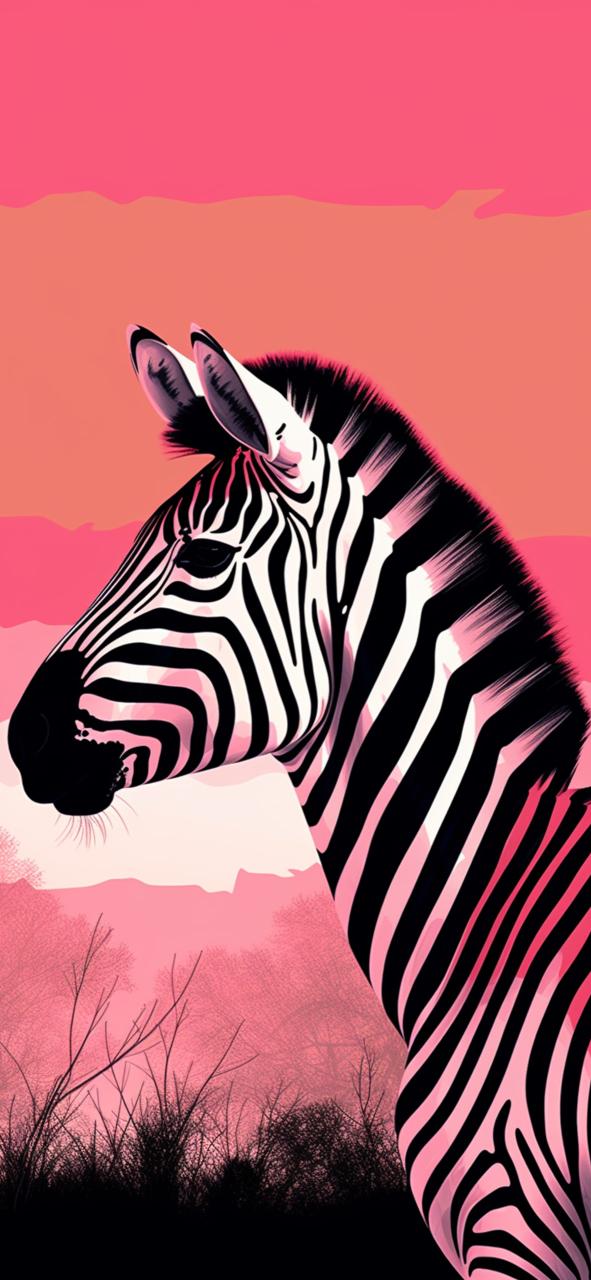 Download Zebra Hot Pink