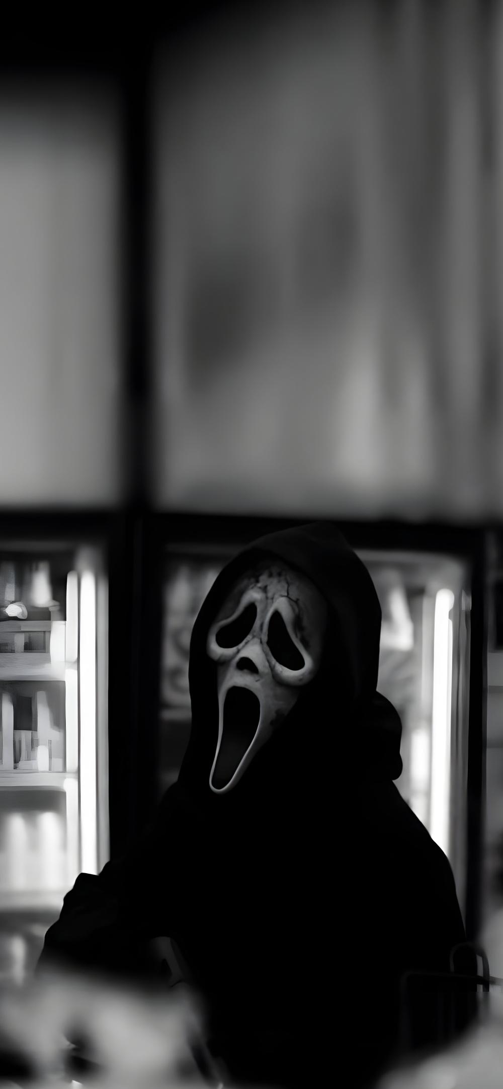 Download Scream Ghostface Black And White