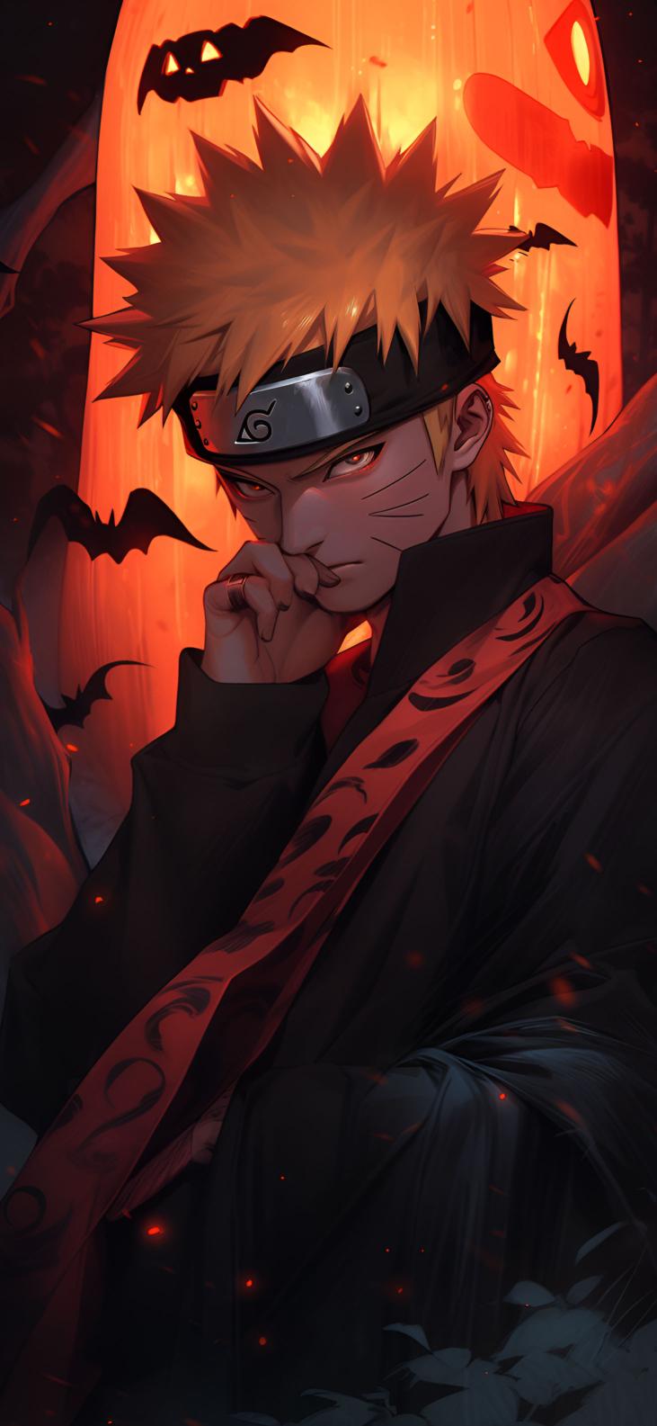 Download Halloween Naruto Bats Anime