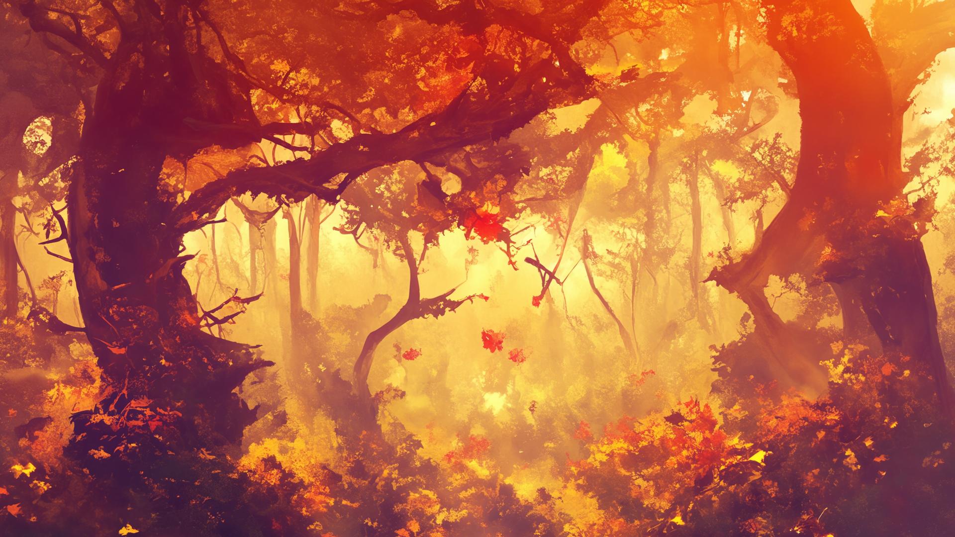 Download Red Leaves Fall Mystery Desktop